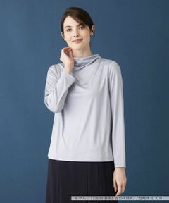 Leilian / レリアン カットソー | ドレープモックネックカットソー