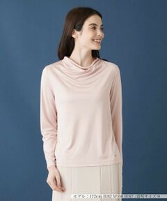 Leilian / レリアン カットソー | ドレープモックネックカットソー