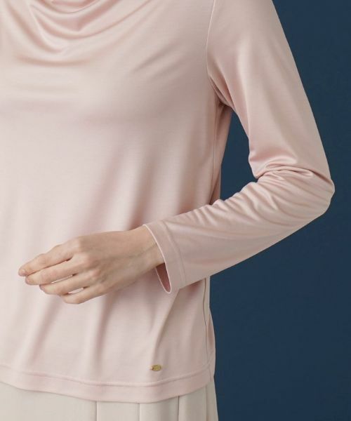 Leilian / レリアン カットソー | ドレープモックネックカットソー | 詳細10