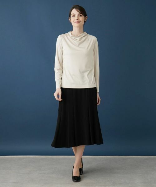 Leilian / レリアン カットソー | ドレープモックネックカットソー | 詳細14