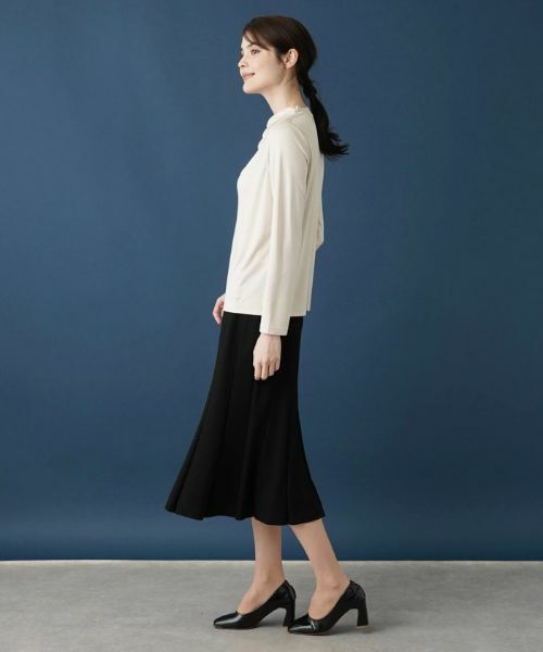 Leilian / レリアン カットソー | ドレープモックネックカットソー | 詳細15