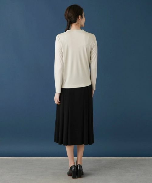 Leilian / レリアン カットソー | ドレープモックネックカットソー | 詳細16