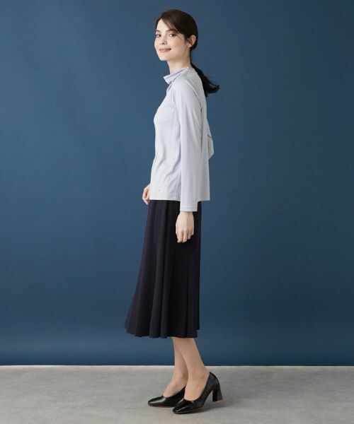 Leilian / レリアン カットソー | ドレープモックネックカットソー | 詳細18