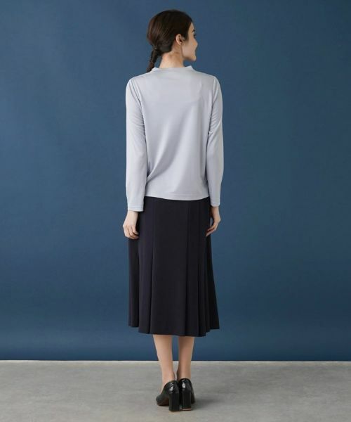 Leilian / レリアン カットソー | ドレープモックネックカットソー | 詳細19