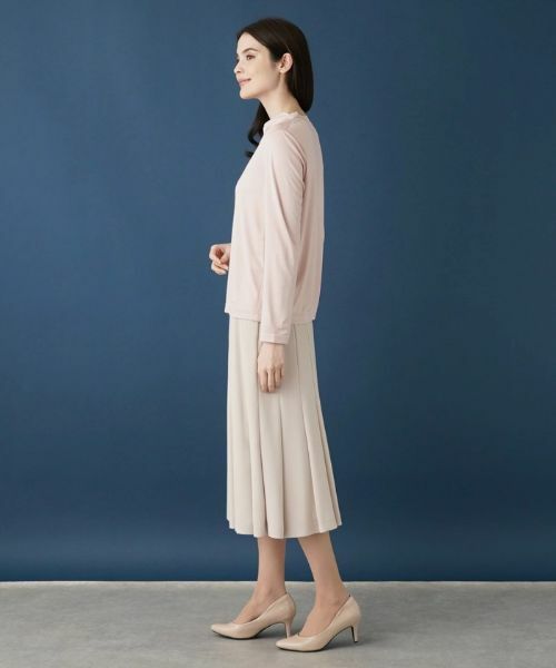 Leilian / レリアン カットソー | ドレープモックネックカットソー | 詳細2