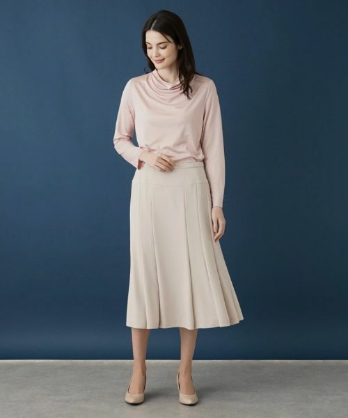 Leilian / レリアン カットソー | ドレープモックネックカットソー | 詳細4