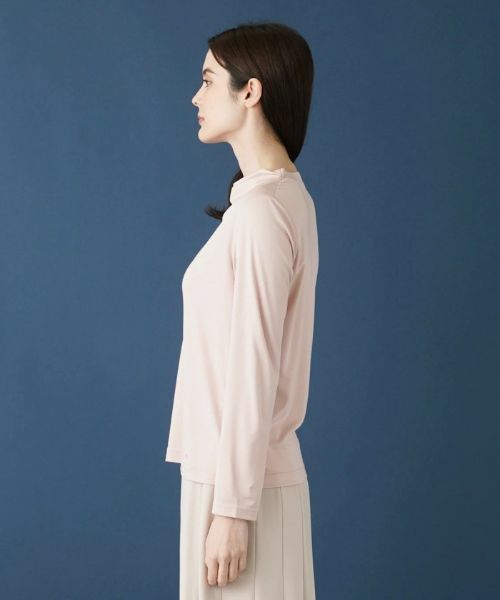 Leilian / レリアン カットソー | ドレープモックネックカットソー | 詳細6