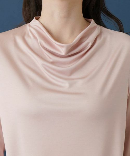 Leilian / レリアン カットソー | ドレープモックネックカットソー | 詳細8