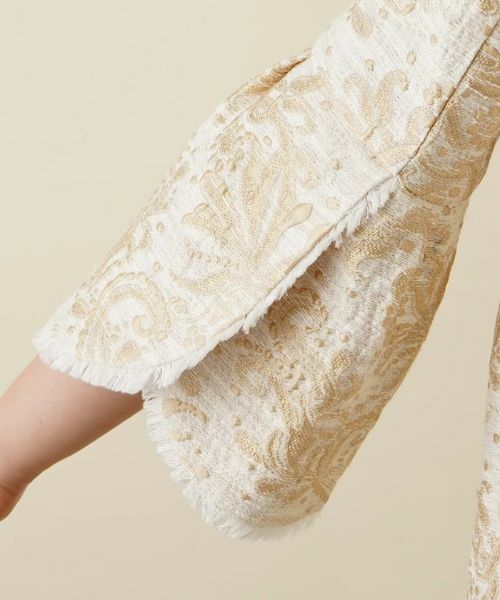 Leilian / レリアン テーラードジャケット | ジャガード刺繍ジャケット | 詳細12