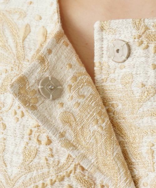 Leilian / レリアン テーラードジャケット | ジャガード刺繍ジャケット | 詳細8