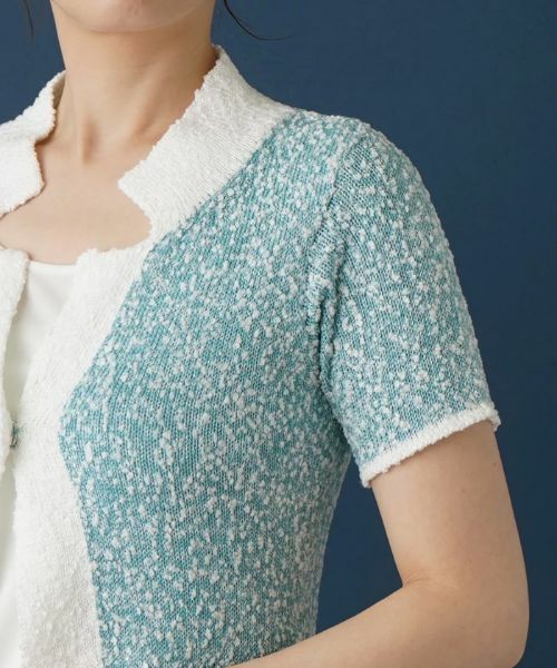 Leilian / レリアン カーディガン・ボレロ | 変型ネックカーディガン | 詳細10