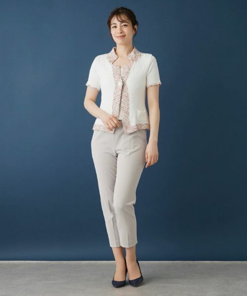 Leilian / レリアン カーディガン・ボレロ | 変型ネックカーディガン | 詳細13