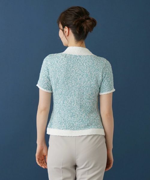 Leilian / レリアン カーディガン・ボレロ | 変型ネックカーディガン | 詳細6