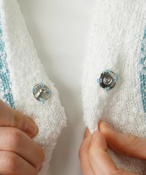 Leilian / レリアン カーディガン・ボレロ | 変型ネックカーディガン | 詳細9