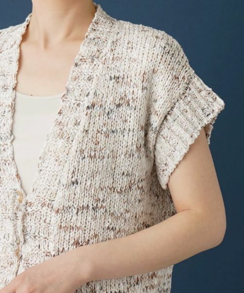 Leilian / レリアン カーディガン・ボレロ | 半そでミックスカーディガン | 詳細10