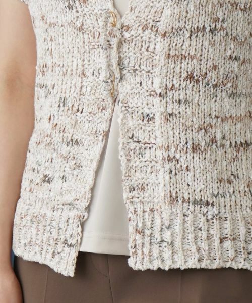 Leilian / レリアン カーディガン・ボレロ | 半そでミックスカーディガン | 詳細11