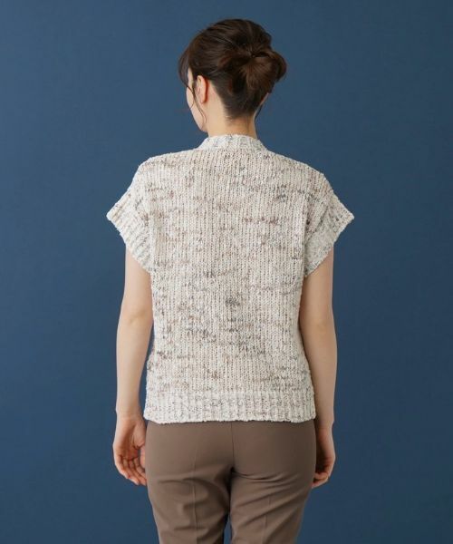 Leilian / レリアン カーディガン・ボレロ | 半そでミックスカーディガン | 詳細6