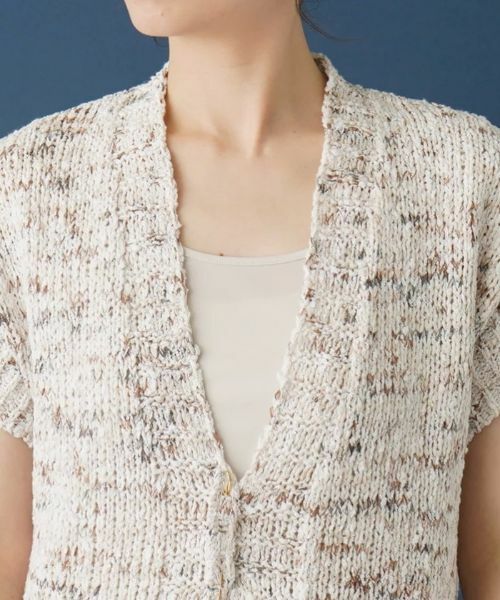 Leilian / レリアン カーディガン・ボレロ | 半そでミックスカーディガン | 詳細7