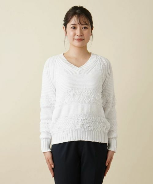 Leilian / レリアン ニット・セーター | Vネックニットプルオーバー | 詳細4