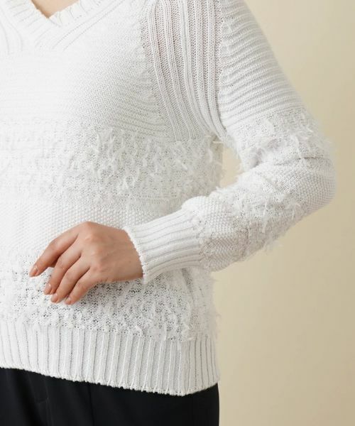 Leilian / レリアン ニット・セーター | Vネックニットプルオーバー | 詳細9