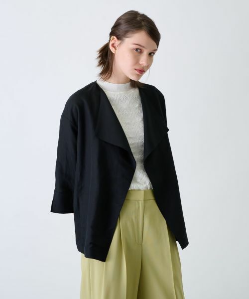 Leilian / レリアン テーラードジャケット | ノーカラージャケット | 詳細13