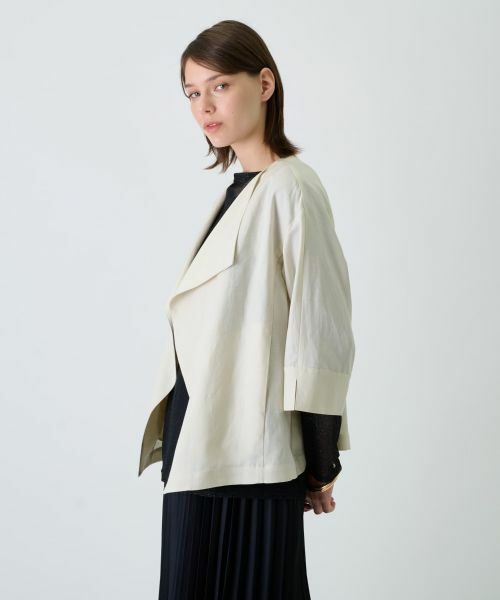 Leilian / レリアン テーラードジャケット | ノーカラージャケット | 詳細2