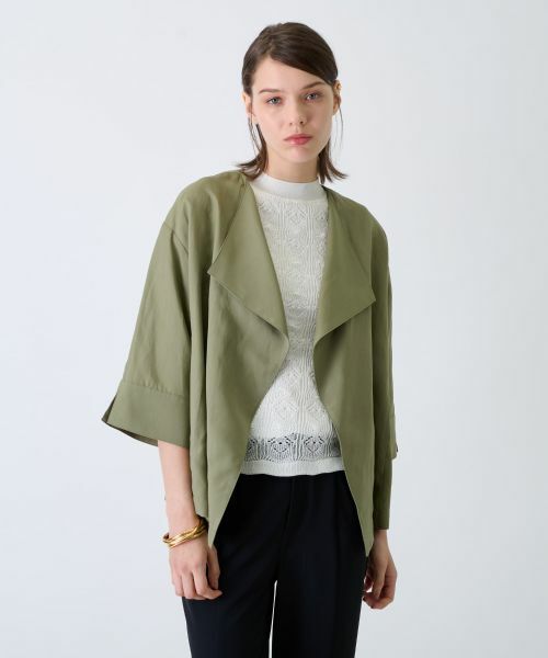 Leilian / レリアン テーラードジャケット | ノーカラージャケット | 詳細24