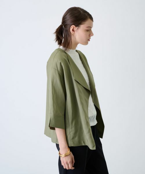 Leilian / レリアン テーラードジャケット | ノーカラージャケット | 詳細27