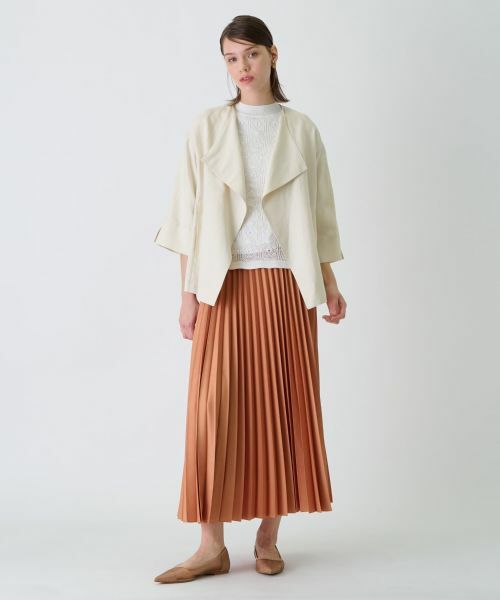 Leilian / レリアン テーラードジャケット | ノーカラージャケット | 詳細6