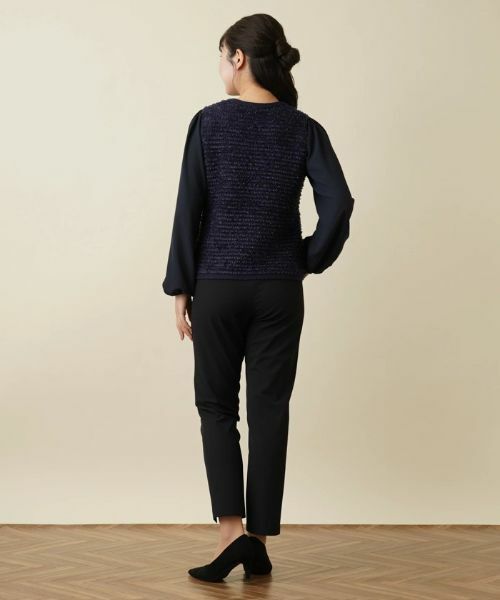 Leilian / レリアン ニット・セーター | 異素材コンビプルオーバー | 詳細29