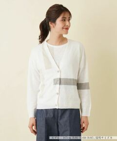 Leilian / レリアン カーディガン・ボレロ | Vネックカーディガン【HAND】