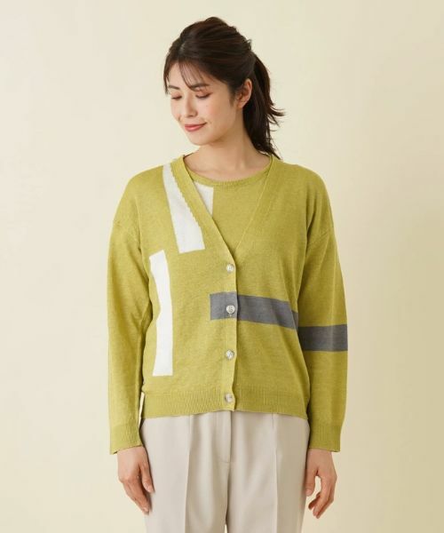 Leilian / レリアン カーディガン・ボレロ | Vネックカーディガン【HAND】 | 詳細4