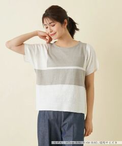 Leilian / レリアン ニット・セーター | ブロッキングデザインセーター