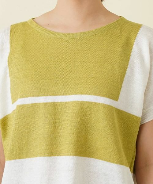 Leilian / レリアン ニット・セーター | ブロッキングデザインセーター | 詳細10