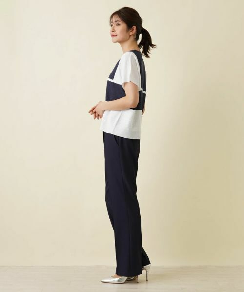 Leilian / レリアン ニット・セーター | ブロッキングデザインセーター | 詳細2