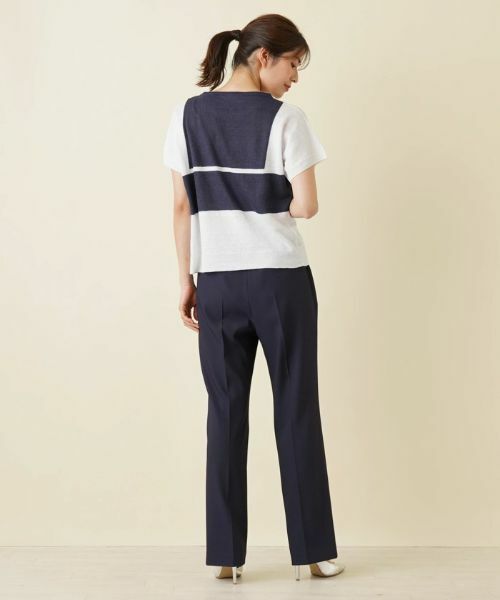 Leilian / レリアン ニット・セーター | ブロッキングデザインセーター | 詳細3