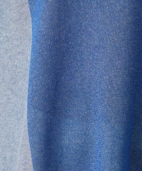 Leilian / レリアン ニット・セーター | 配色ライントップス【HAND】 | 詳細13