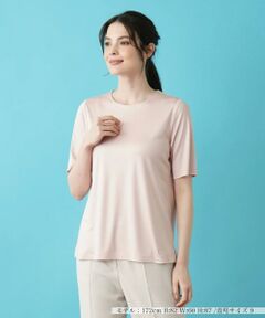 Leilian / レリアン カットソー | シルク100%半袖カットソー