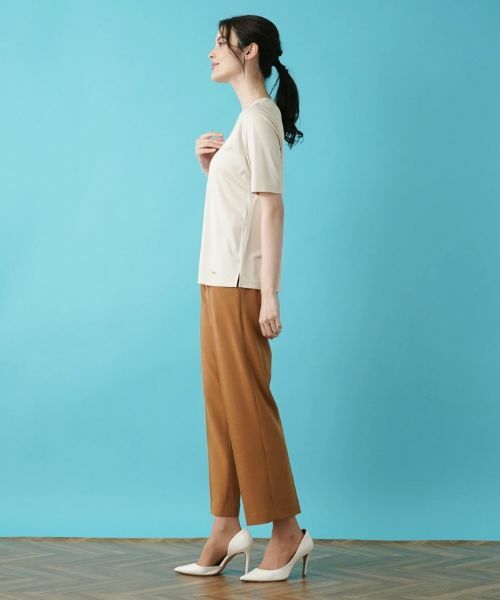 Leilian / レリアン カットソー | シルク100%半袖カットソー | 詳細2