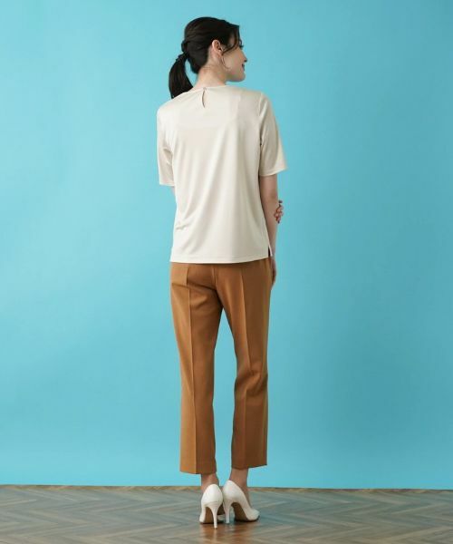 Leilian / レリアン カットソー | シルク100%半袖カットソー | 詳細3