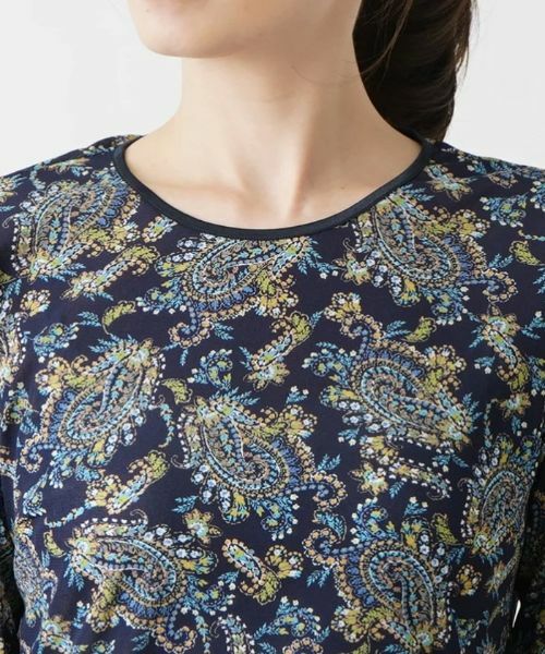 Leilian / レリアン カットソー | プリント7分袖カットソー | 詳細10
