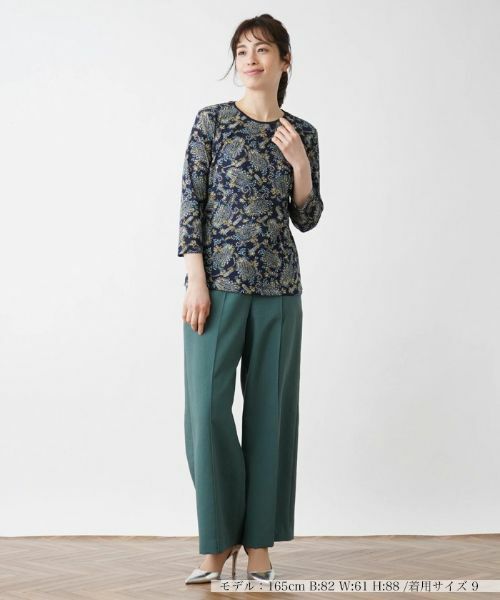 Leilian / レリアン カットソー | プリント7分袖カットソー | 詳細4