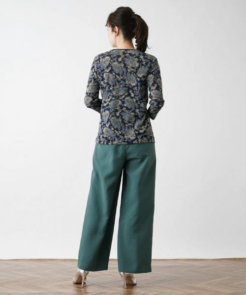 Leilian / レリアン カットソー | プリント7分袖カットソー | 詳細6