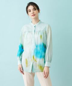 Leilian / レリアン シャツ・ブラウス | プリントシアーブラウス【ハローマイドレス】