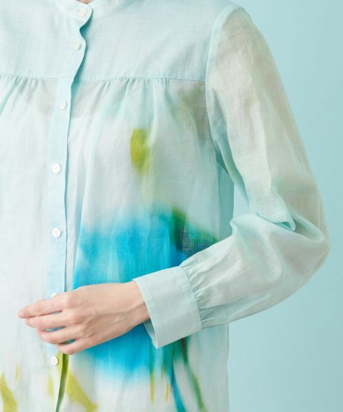 Leilian / レリアン シャツ・ブラウス | プリントシアーブラウス【ハローマイドレス】 | 詳細15