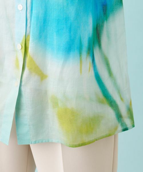 Leilian / レリアン シャツ・ブラウス | プリントシアーブラウス【ハローマイドレス】 | 詳細16