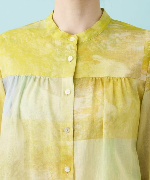 Leilian / レリアン シャツ・ブラウス | プリントシアーブラウス【ハローマイドレス】 | 詳細30