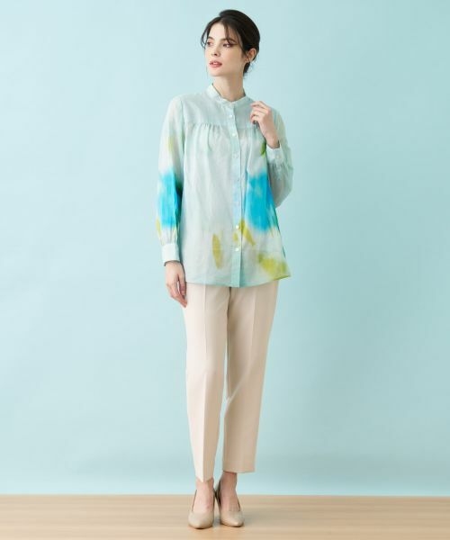 Leilian / レリアン シャツ・ブラウス | プリントシアーブラウス【ハローマイドレス】 | 詳細5