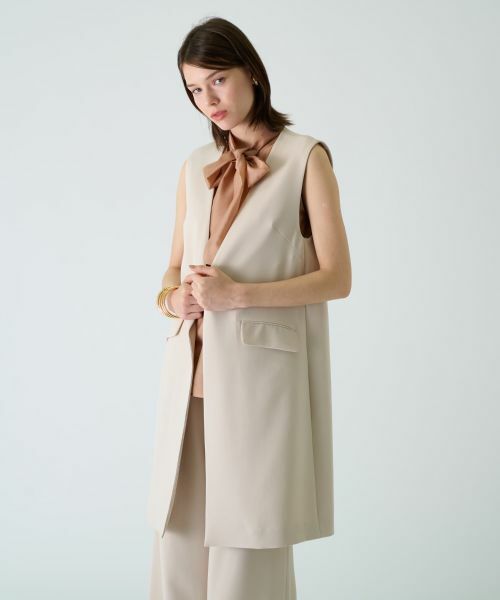 Leilian / レリアン テーラードジャケット | 【店舗人気】【セットアップ対応商品】ロングベスト | 詳細2