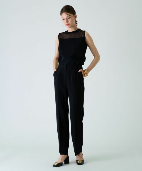 Leilian / レリアン その他パンツ | 【店舗人気】【セットアップ対応商品】センタープレスパンツ | 詳細6